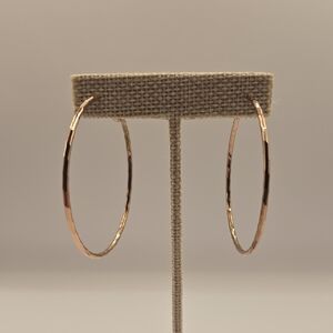 Rose Gold Hoop Earrings